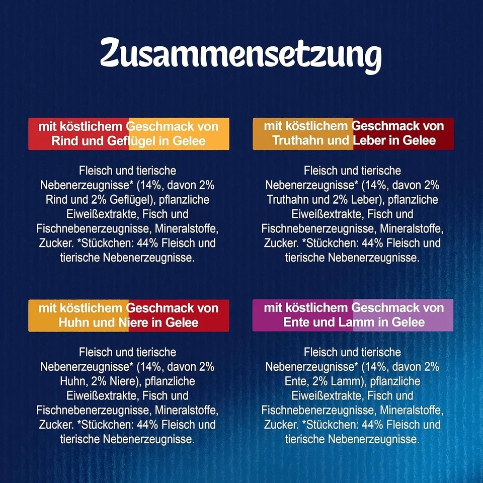 Felix Cat Food Wet in Jelly, Variety of Flavours, Large Pack of 120 (120 x 85 g) - Bild 4 von 4