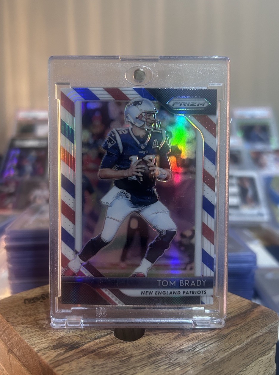 2018 Panini Prizm - Tom Brady #69 Red White & Blue Prizm