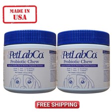 2 Pack PetLab Co Probiotic Soft Chew for Dogs Digestive Support