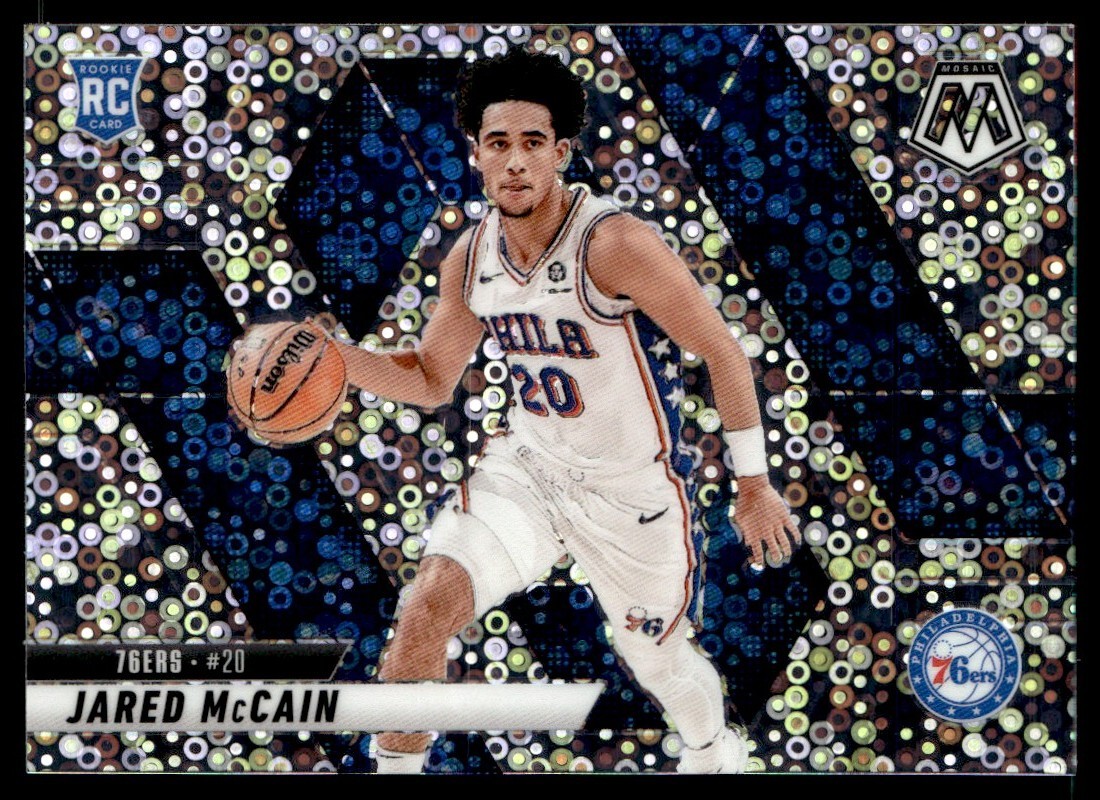 2024-25 Panini Mosaic Fast Break Disco Variation Rookie Jared McCain #228