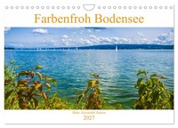 Farbenfroh Bodensee (Wandkalender 2027 Din A4 Quer), Calvendo Monatskalender