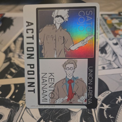 #ad Action Point AP03 Satoru Gojo Kento Nanami Foil Union Arena Promo JJK AP03 NM $5.00