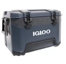 Igloo BMX 52 Qt Ice Chest Cooler with Cool Riser Technology Rugged Blue