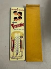 Vintage FROSTIE Root Beer Metal Thermometer Sign SODA COLA GAS OIL 11’’ NEW