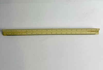 Alvin Architect Scale Drafting Ruler No 110P Triangular West Germany Vtg
