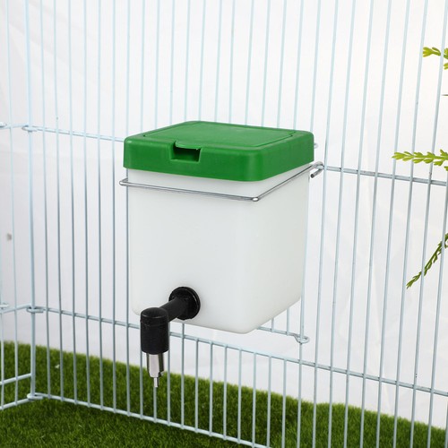Borraccia da viaggio per animali domestici abbeveratoio coniglio 2 pezzi per gabbie dispenser - Foto 11 di 12