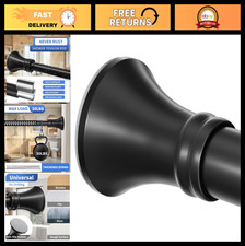 Adjustable Stainless Steel Shower Curtain Rod 36-68 Inch, No Drill, Rustproof, T