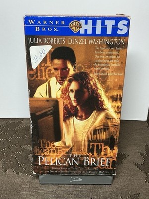 VHS Tape 2000 The Pelican Brief Warner Brothers Hits Julia Robert s Denzel (270)