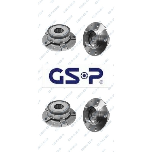 2X Radlagersatz GSP 9232029 2 Radlager Satz Links Rechts Hinterachse-image