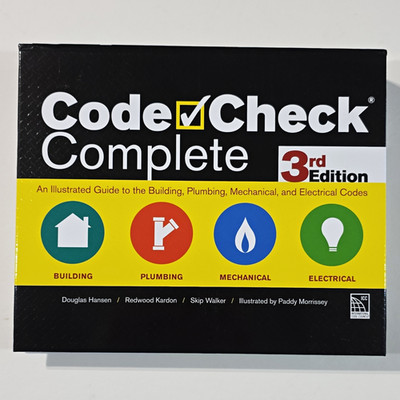 Code Check Complete 3rd Ed Illustrated Spiral Bound Building/Plumbing Codes