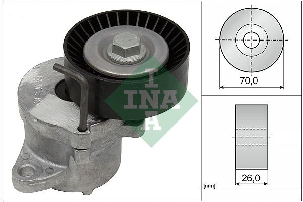 INA Spannarm, Keilrippenriemen 534 0439 10 FüR Saab Opel Chevrolet-image