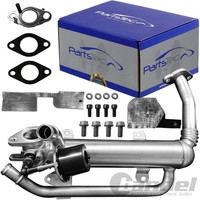 AGR-KÜHLER AbgasrÜCkfÜHrung FüR 1.9/2.0 TDI Audi A3 8P VW Caddy Golf V Passat B6