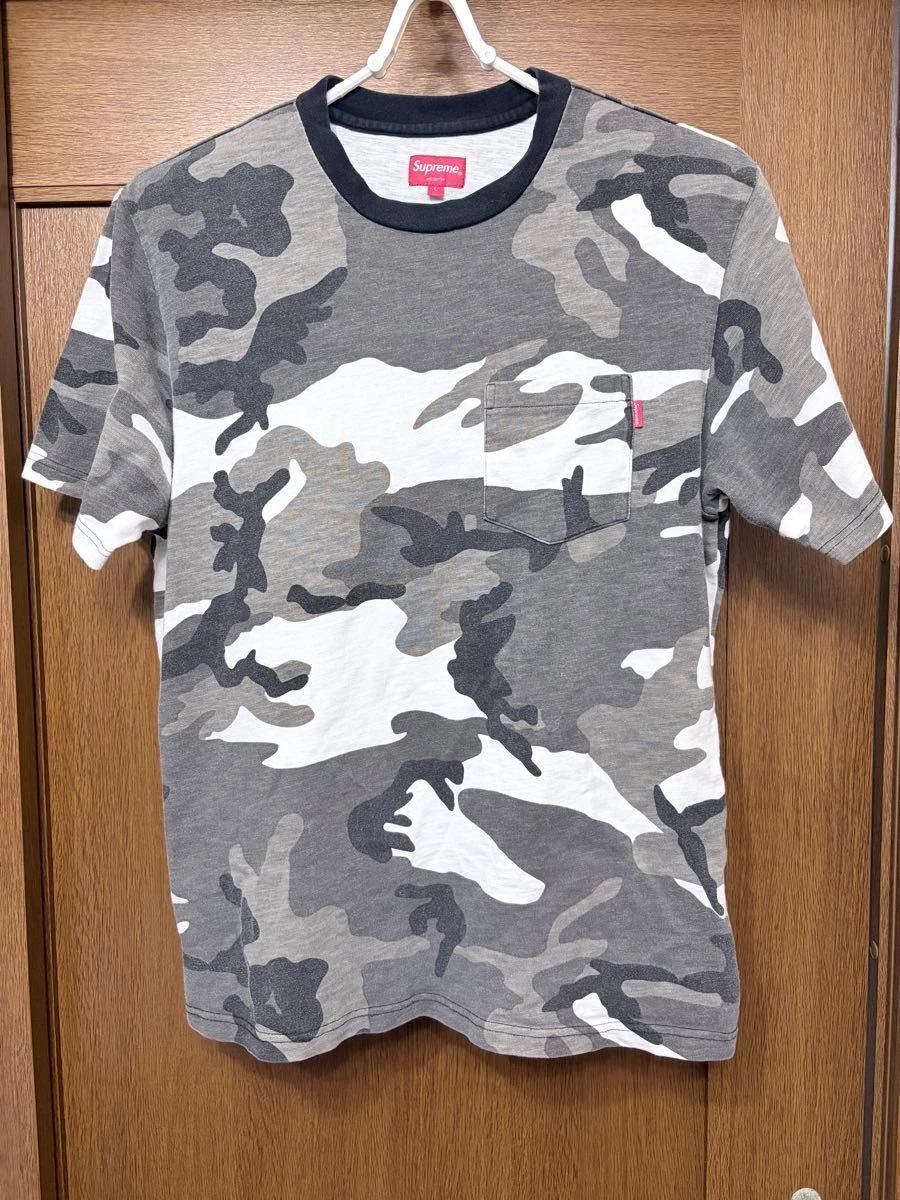 Supreme男式迷彩T恤| eBay