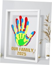 Family Handprint Kit, Baby Hand Print Kit, DIY Handmade Craft Keepsake Frame,