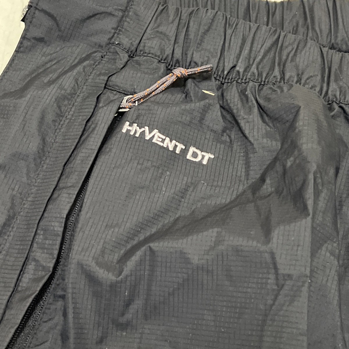 The North Face Men's HyVent DT Rain Pants Black Nylon Thin