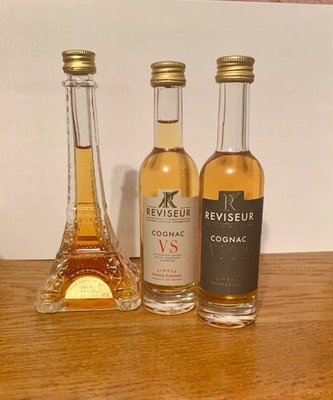 Cognac Reviseur VS + VSOP und Vinet Brandy - 3 Miniaturen !!