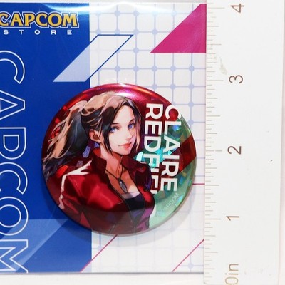 CAPCOM Store Official Holo Pins Badge Claire Redfield Biohazard