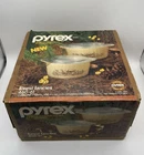 NOS Vtg Pyrex Forest Fancies 2 Piece Mushroom Casserole Set 1 & 1 1/2 Qt 460-61
