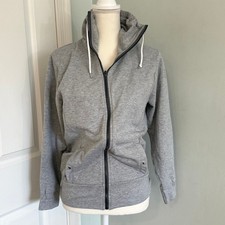 Helly Hansen Womens Gray Full Zip Funnel Neck...
