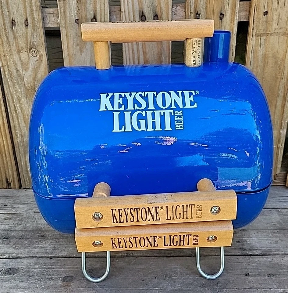 Cerveza Handi-Boy Mini Carbón Puerta Trasera Pary Grill Keystone Luz Nuevo (Sin Caja)   Foto 3 de 4