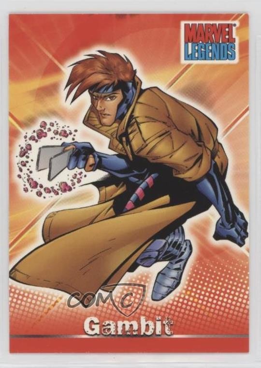 2001 Topps Marvel Legends Gambit #30 13le