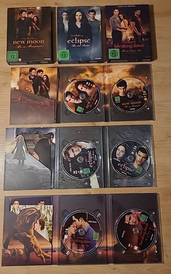 twilight saga 3 dvds Eclipse + new moon + breaking dawn