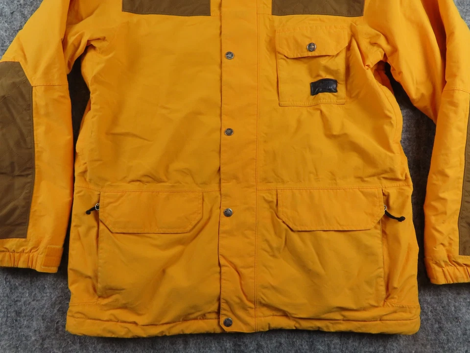 North Face Jacket Mens Large Brushfire Orange Faider Insulated Hyvent Snowboard - Image 3 of 4