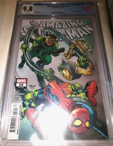 Amazing Spider-Man 28 CGC 9.8 8/2023 "922" App of Doc Oct