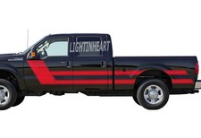 Fit For Ford F-250 F-150 Pickup Truck Sticker Graphics Racing Stripe Trunk Decal