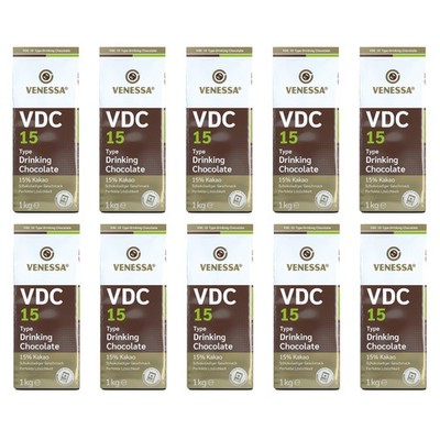 VENESSA VDC 15 Trinkschokolade, Kakaopulver für Vending | Vorteilspack 10 x1kg