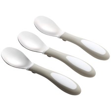 3-Pack My First Meal Pal Stainless Steel Spoons Toddler Silverware Set