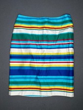 Talbots Colorful Striped Pencil Skirt Woman's Size 8 Petite