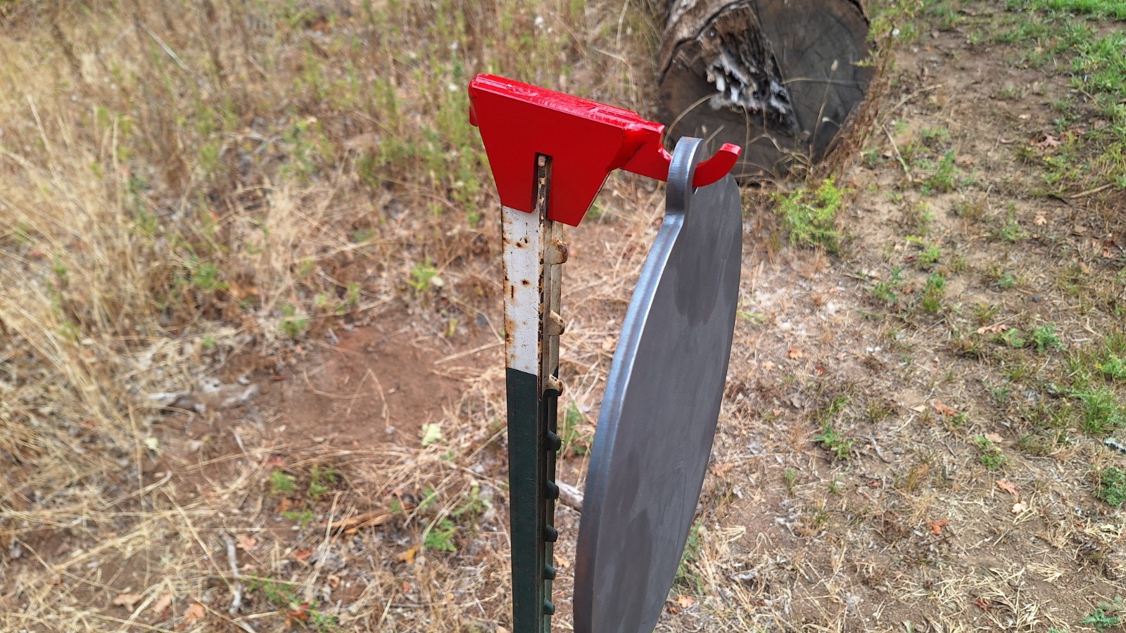 3/8 AR500 T post steel target hanger hook (1- Single)