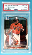 Samuel Basallo (RC) 2023 Bowman Draft Chrome #BDC-179 PSA 9