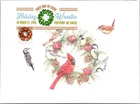 Dr Jim Stamps Maximum Card Holiday Wreath Forever Fdc