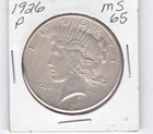 BU UNC 1926 P $1 Peace Silver Dollar Coin - Uncirculated