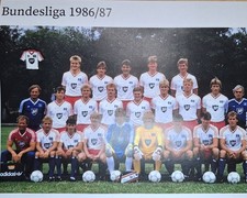 Nur Der HSV ANSTECKER / PIN DFB-POKALSIEGSAISON 1986 / 87
