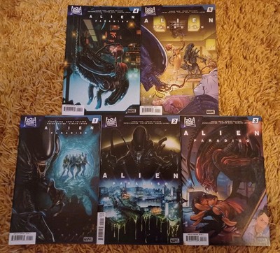 Alien Paradiso #1 2 3 4 5 Full Set - Edgar Salazar Marvel 2025