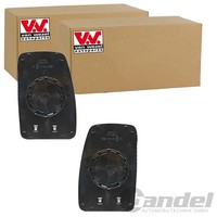 2X VAN Wezel Spiegelglas Beheizbar Passend FüR Nissan Interstar NV400 Opel Movan