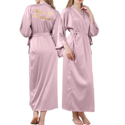 floor length satin dressing gown Women's Luxury Silk Robes, Kimonos & Dressing Gowns