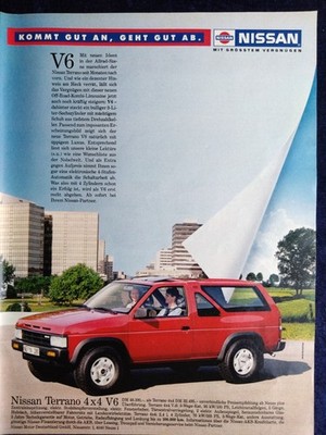 1988 Nissan Terrano 4x4 V6, Original Advertising