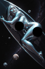 (NSFW) Silver Surfer Marvel SPOT FOIL Fantasía de Cosplay Cómic