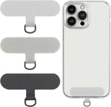Phone Tether Tab, 3 Pcs Cell Phone Lanyard Patch Compatible with iPhone Smartpho