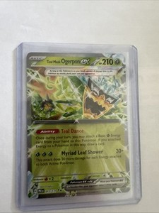 Pokemon Prismatic Evolutions Teal Mask Ogerpon ex 012/131 Textured Holo NM