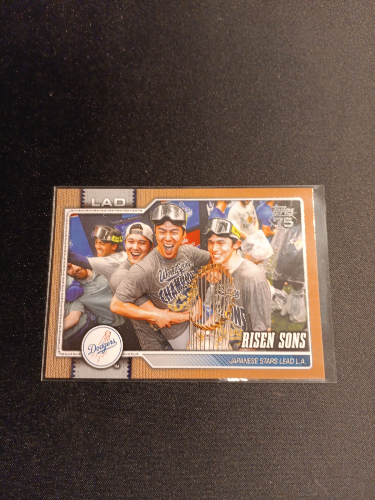 2026 Topps Series 2 Risen Sons #642 - Ohtani, Yamamoto & Sasaki Gold Border/2026
