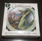 Thirstystone Set of 6 Occasions Absorbent Coasters 2004 by Thomas Kinkade New — photo 1