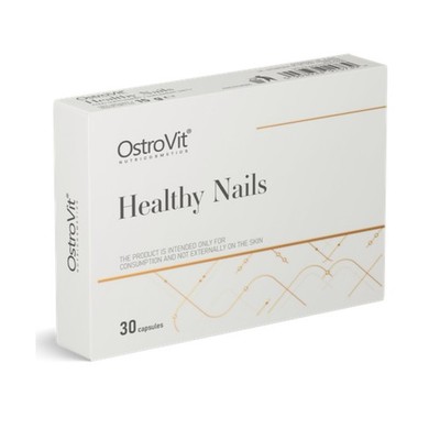 OstroVit Hair & Nails Biotin 2500μg Zink MSM Silica Supplement 30 Kapseln