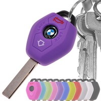 Auto SchlüSsel HüLle Lila FüR BMW E46 E83 E52 E85 E86 E39 E61 E60 E53