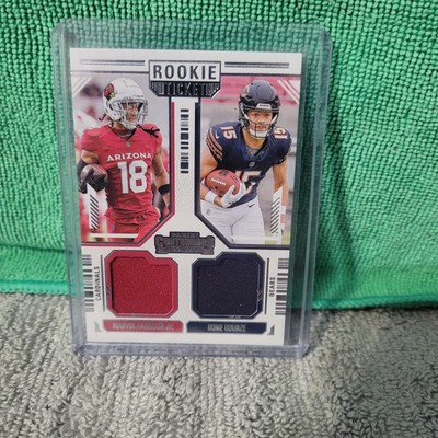 2024 Contenders Marvin Harrison Jr & Rome Odunze Rookie Ticket Dual Patch RC