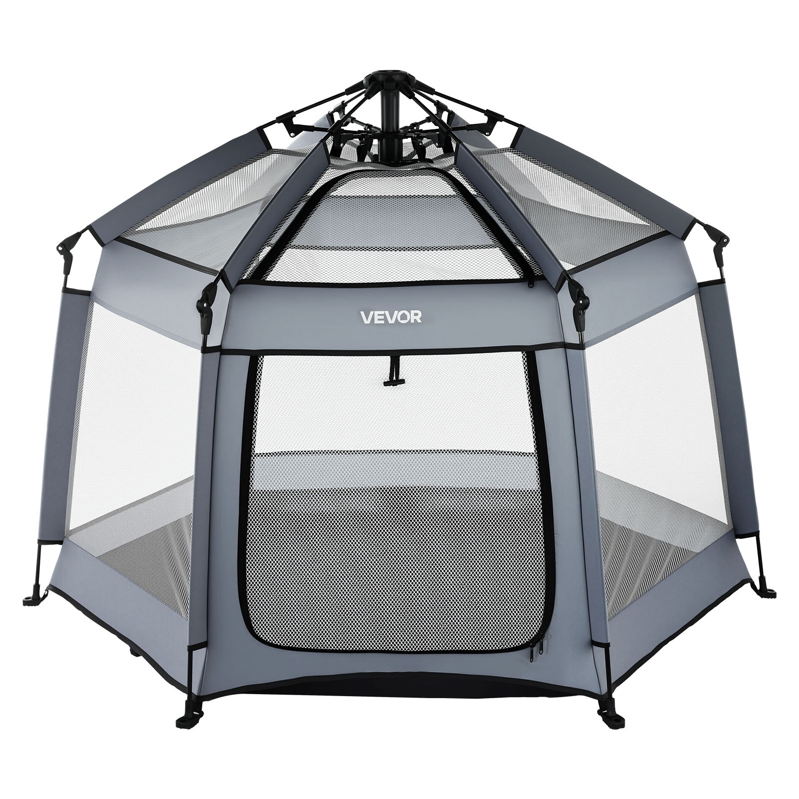 VEVOR Baby Playpen Indoor & Outdoor Portable Play Yard with UPF 50+ Sunshades